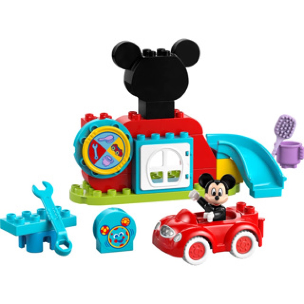 LEGO 10454 Duplo Disney Mickey Mouse clubhuis en auto - Afbeelding 2