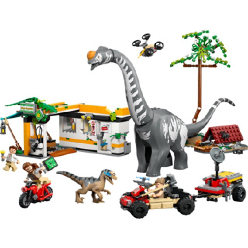 LEGO 76973 Jurassic World Raptor en Titanosaurus opsporingsmissie - Afbeelding 2