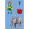 Playmobil 72092 Dierentuin Babyolifant En  Dierenverzorger