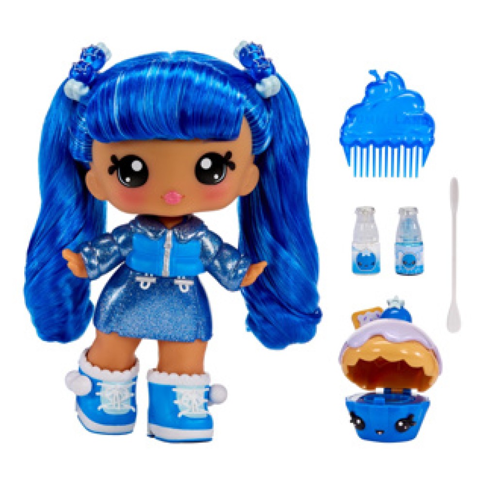 Yummiland Large Doll + Lipgloss Pet- Rory Blueberr - Afbeelding 3