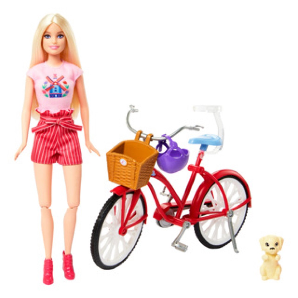 Barbie met fiets Holland - Afbeelding 3