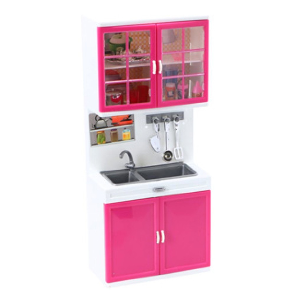 Fleur Keuken Speelset Gootsteen Met Keukenkastjes - Afbeelding 2