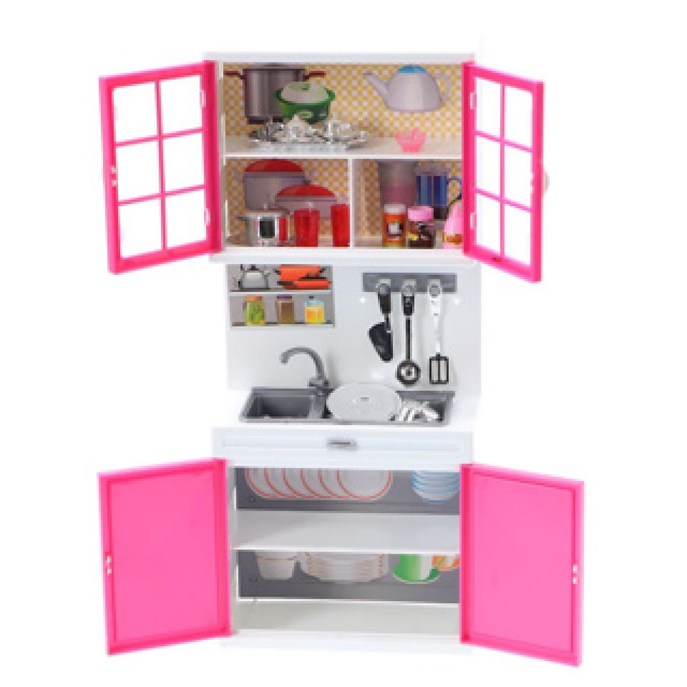 Fleur Keuken Speelset Gootsteen Met Keukenkastjes - Afbeelding 3