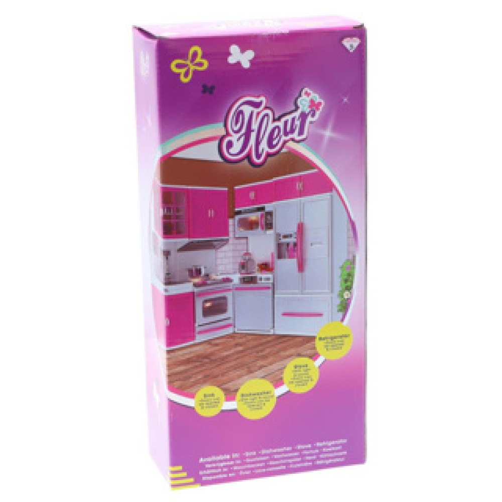 Fleur Keuken Speelset Gootsteen Met Keukenkastjes - Afbeelding 5