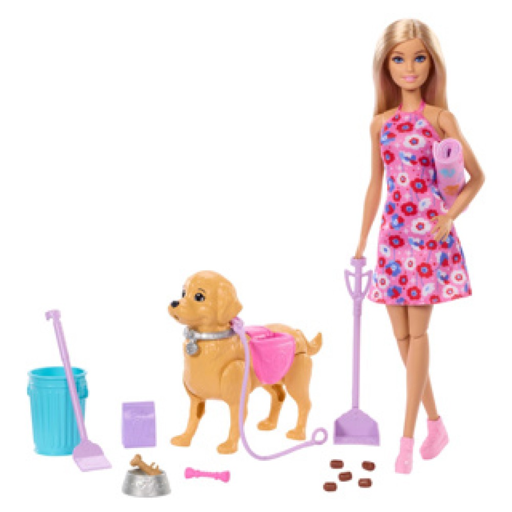 Barbie family walk & potty - Afbeelding 2