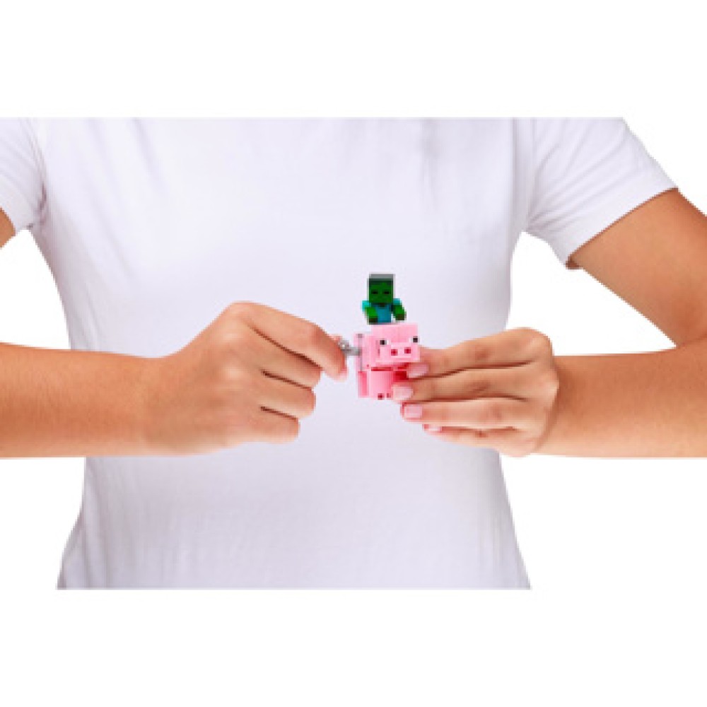 Minecraft 3D wind-up playset assorti - Afbeelding 2