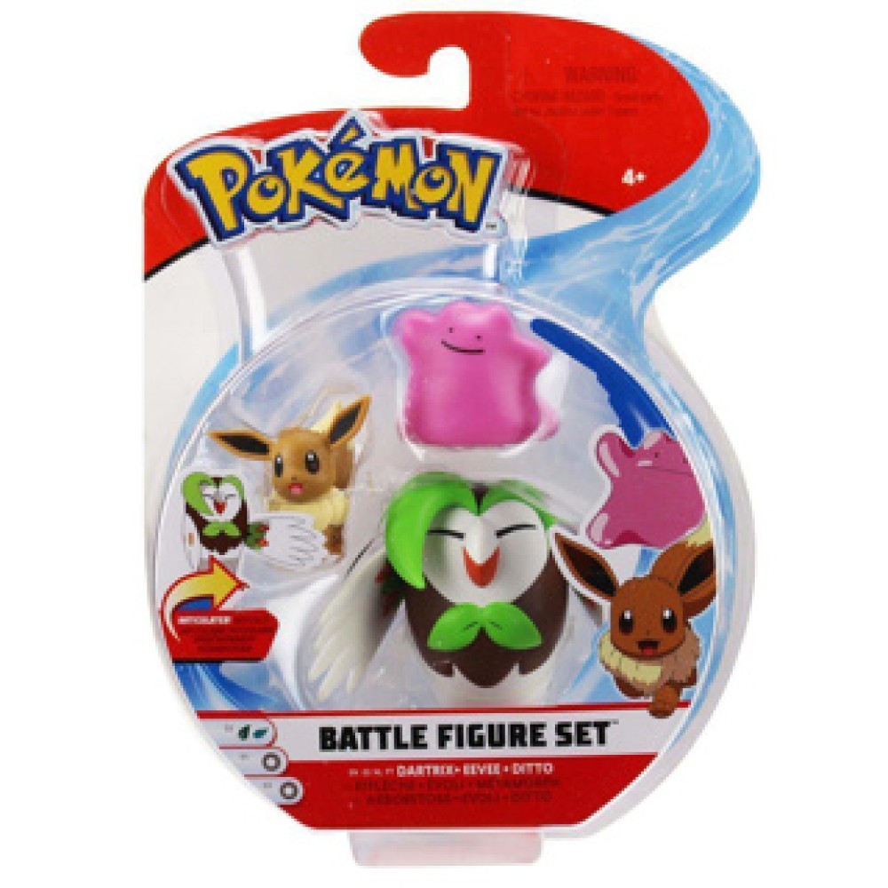 Pokémon Battle Figure Sets 3 Pack Asst - Afbeelding 3