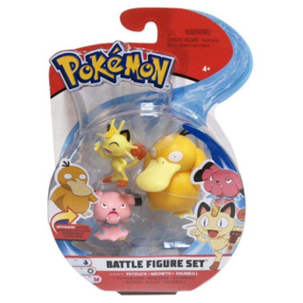Pokémon Battle Figure Sets 3 Pack Asst - Afbeelding 4