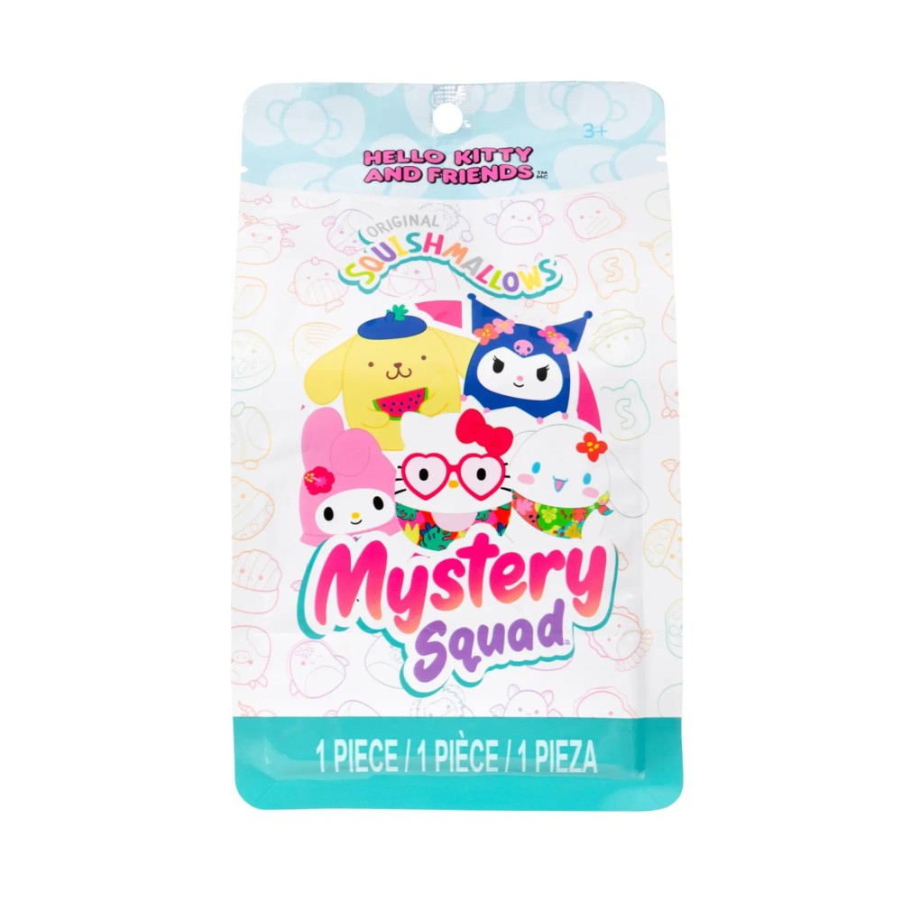 Squishmallows 13cm unscented mystery bag Hello Kitty and Friends assorti