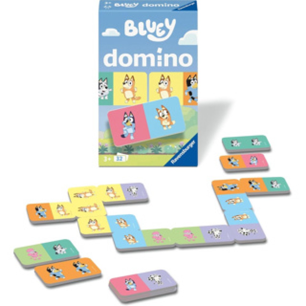 Ravensburger spel Bluey domino pocket - Afbeelding 2