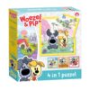 Woezel & Pip 4 in 1 Puzzel