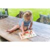 Puzzelplank boerderij knopjespuzzel 30x22 cm