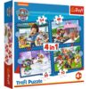 Puzzel 4 in 1 Paw Patrol 35+48+54+70 stukjes