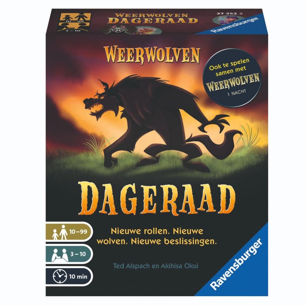 Ravensburger Weerwolven van Wakkerdam: Dageraad - Kaartspel