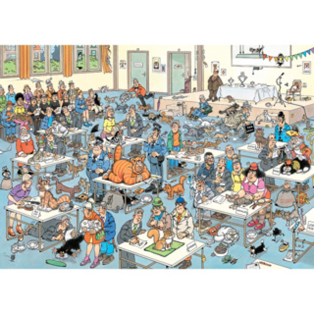 Jan van Haasteren De Kattenshow 1000 stukjes - Afbeelding 2