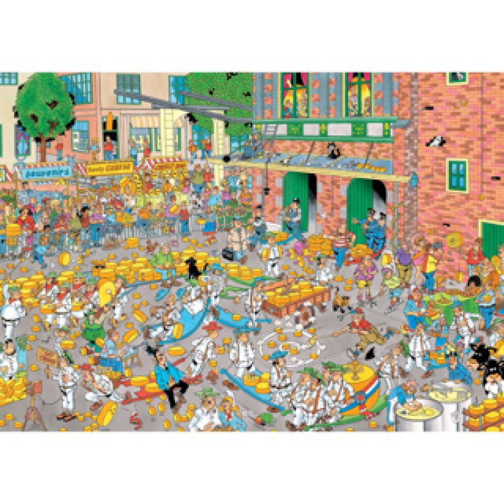 Jan van Haasteren De Kaasmarkt & Skûtsjesilen 2 x 1000 stukjes - Afbeelding 2