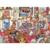 Puzzel Wasgij Retro Mystery 10 Voorjaars  Schoonmaak (1000)