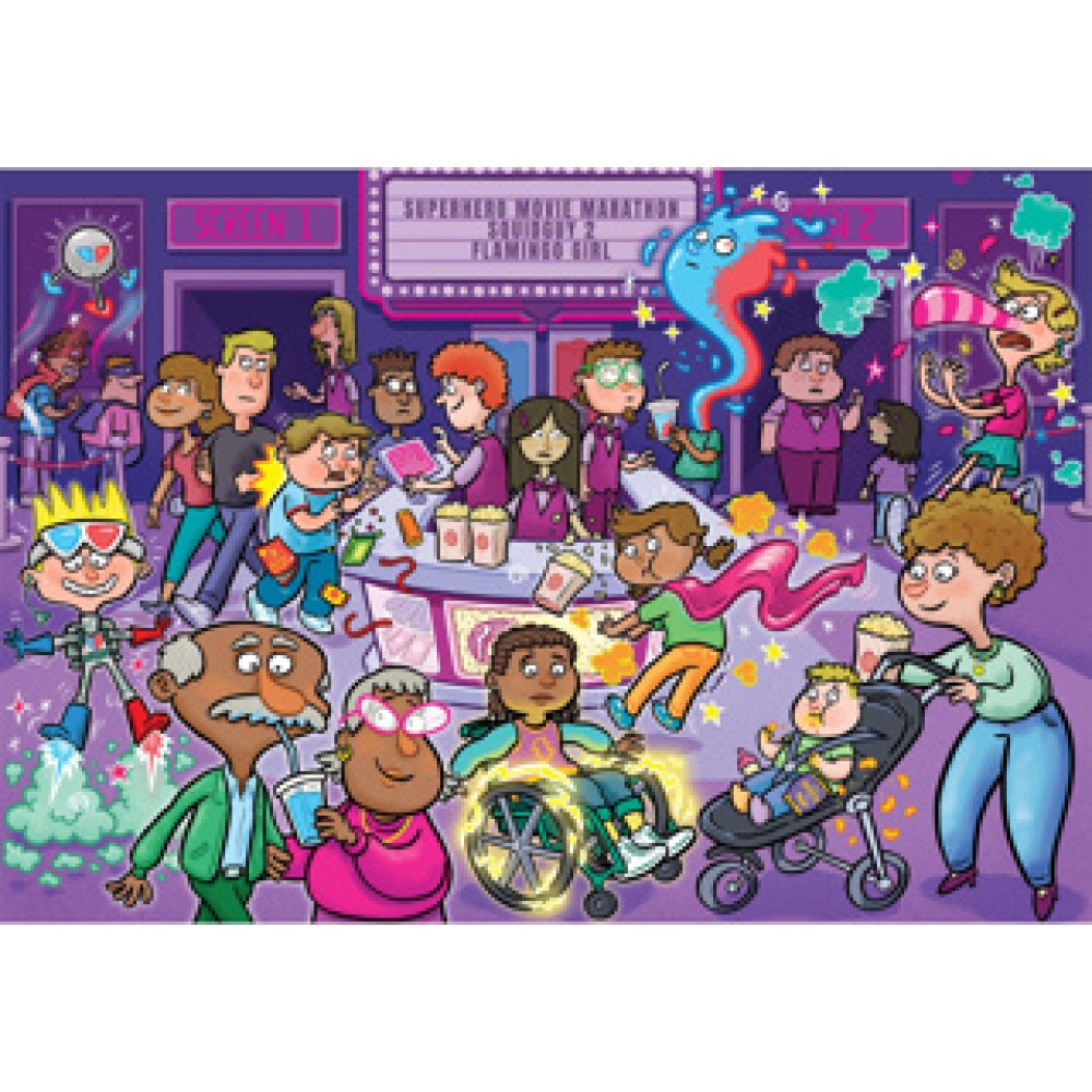 Puzzel Wasgij Junior Kaskrakers (240) - Afbeelding 2