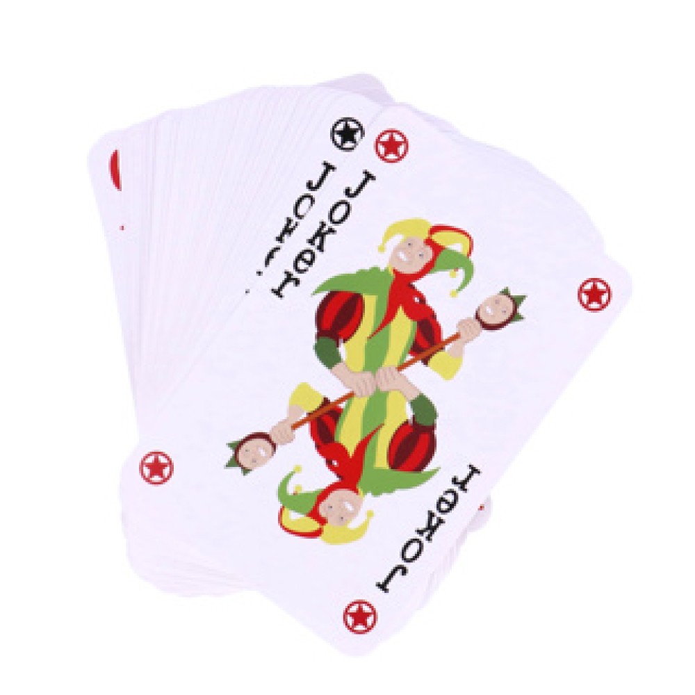 Speelkaarten xxl 18,5 x 12 cm - Afbeelding 2