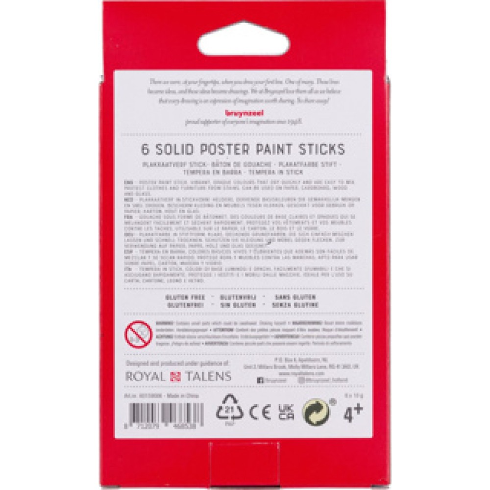 Verfstiften 6 Stuks Basic Kleuren - Afbeelding 5