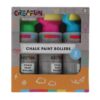 Stoepkrijt rollers 3 stuks Creafun oudoor
