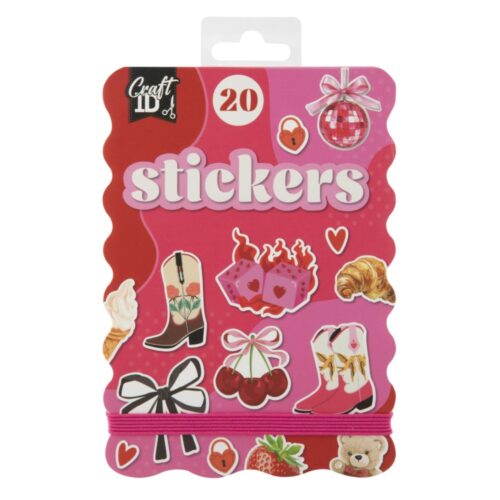 Stickerboek 20 vellen, 11x18 cm