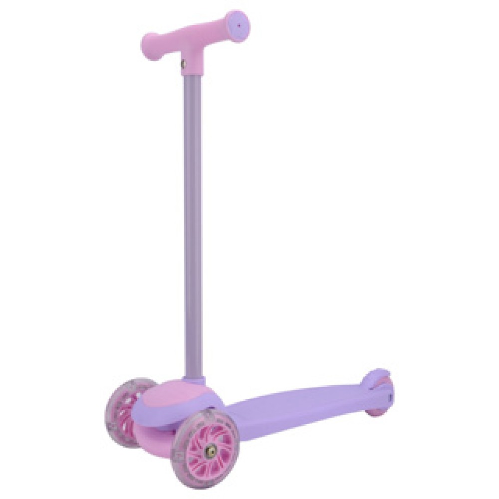 Alert step scooter driewieler roze/paars