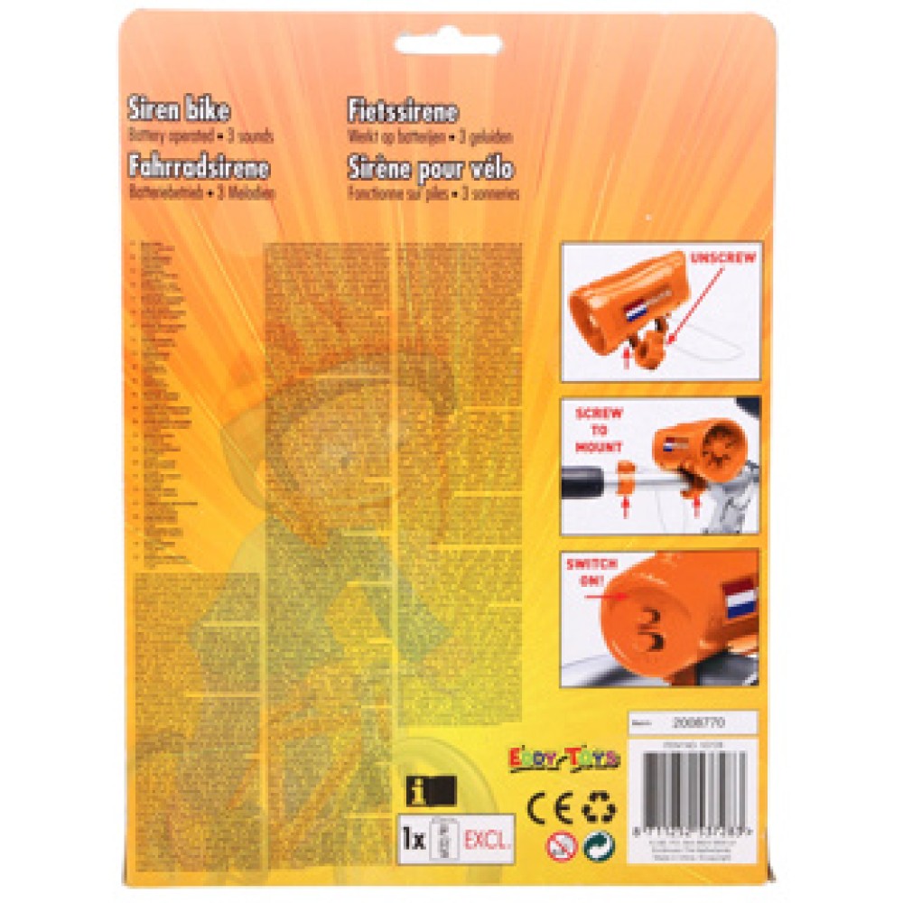 Fiets sirene politie NL - Afbeelding 4