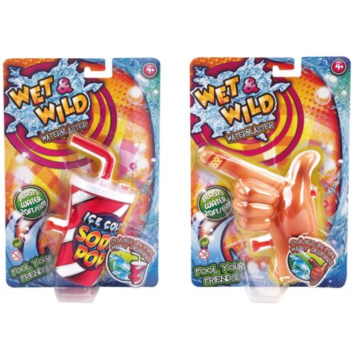 Waterpistool Vinger/Drinkbeker Assorti (assortiment – willekeurige uitvoering)