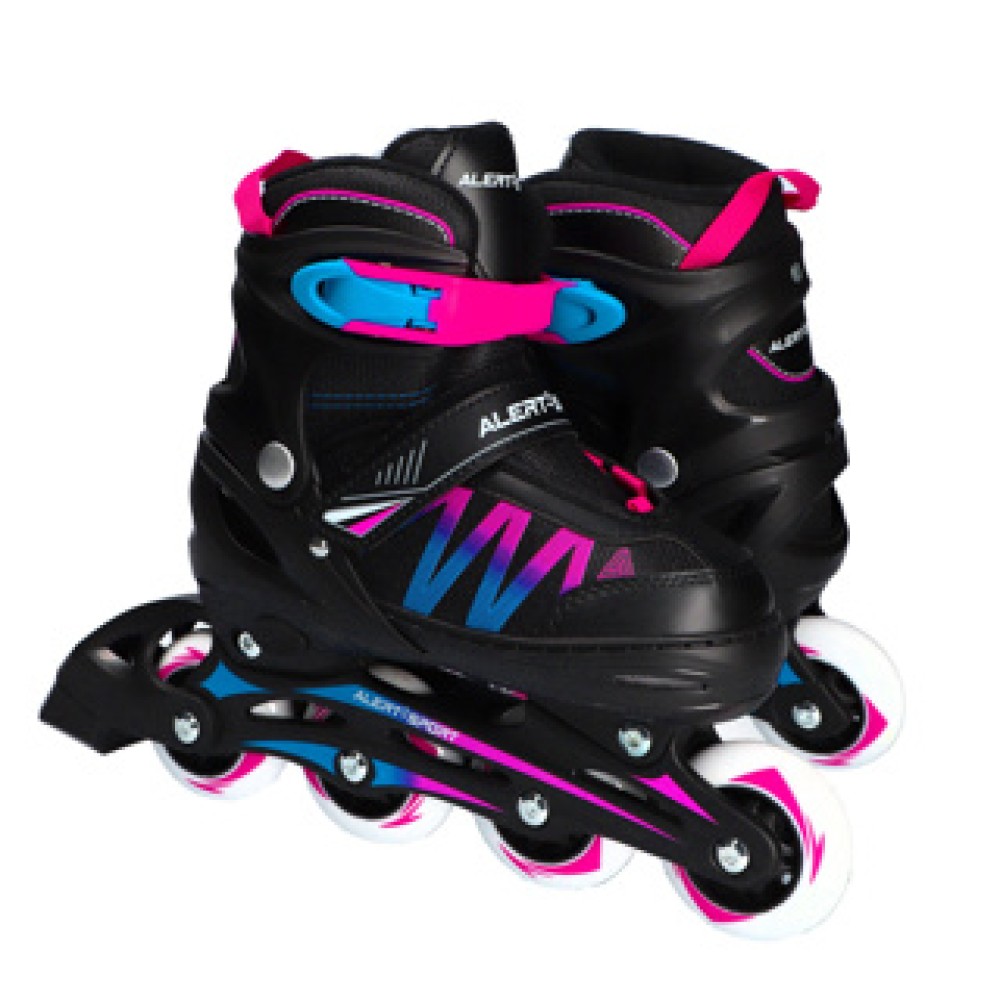 Alert Sport Inline Skates / Skeelers Roze (Maat 31-34) - Afbeelding 5