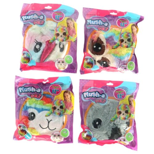 Pluchiez Bal Bouncing Furry Friend 30cm Animals Assorti (assortiment – willekeurige uitvoering)