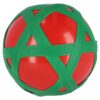 Rode Crossbal met Groene Rubberband