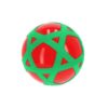 Rode Crossbal met Groene Rubberband