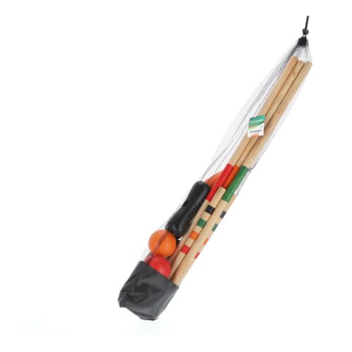 Alert Outdoor Croquet Hout XL 75 Cm Met Handig Opbergnet