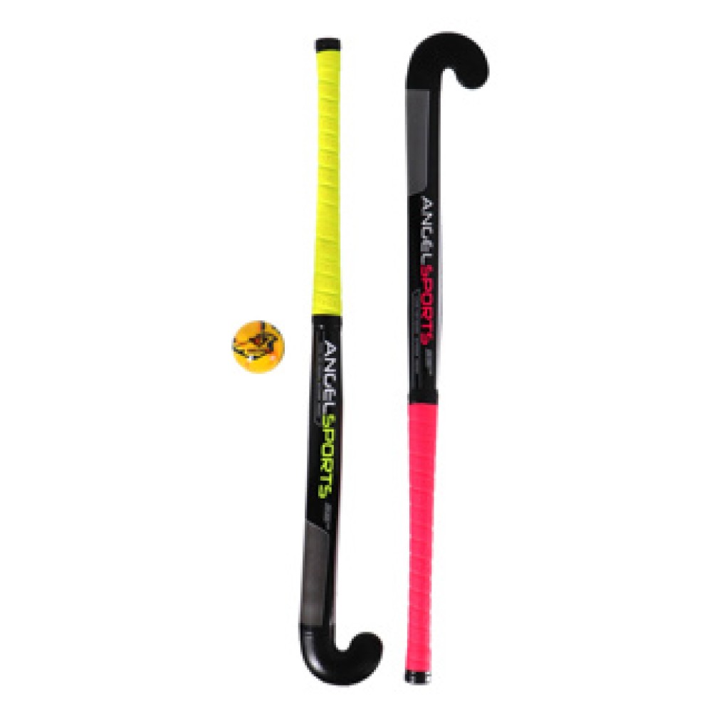 Hockeyset 2 sticks met bal in tas - Afbeelding 2