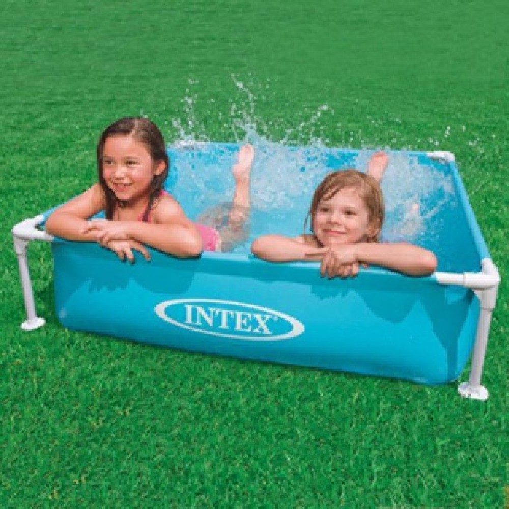 Intex zwembad met Frame Mini 122 X 122 X 30cm - Afbeelding 2