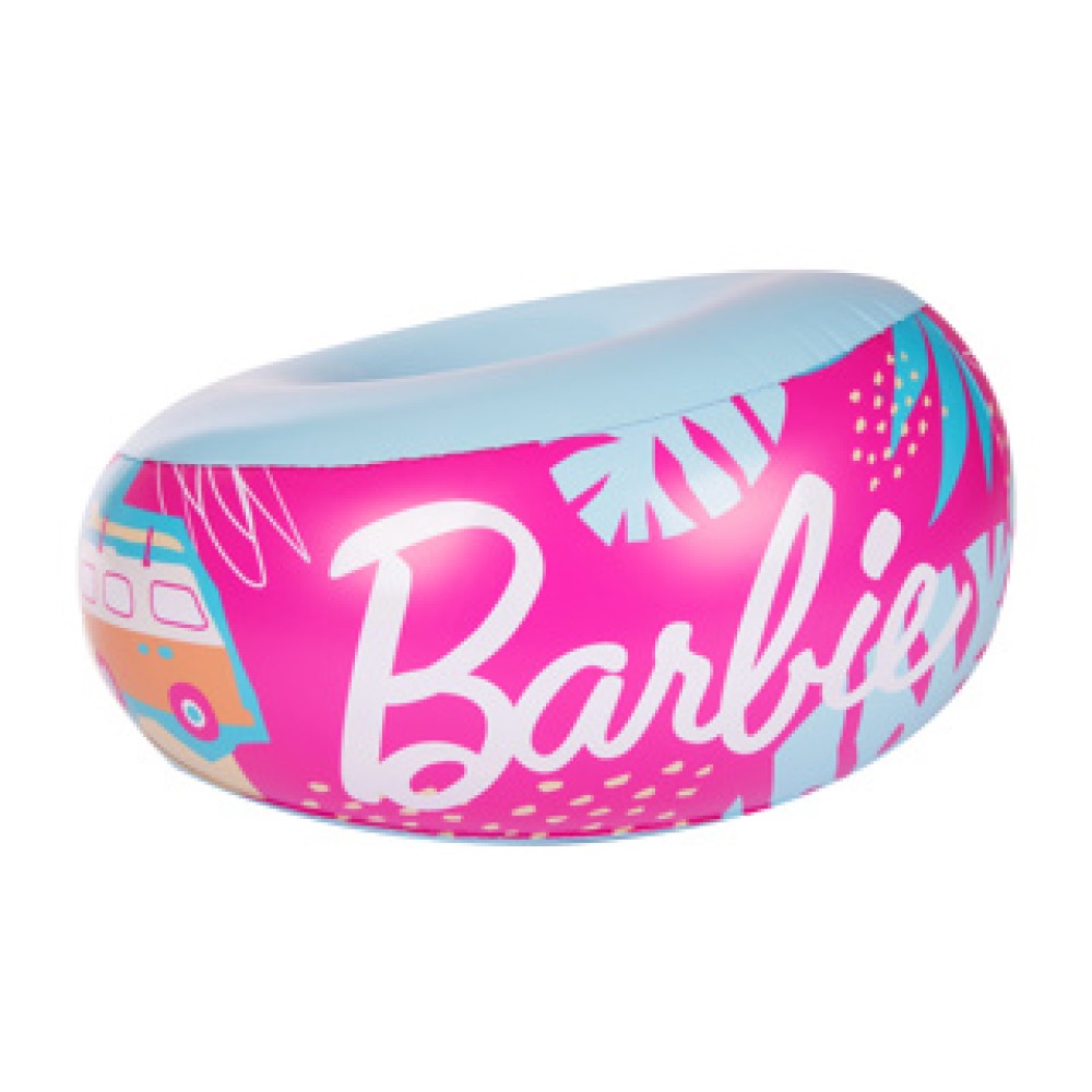Stoel opblaasbaar barbie - Afbeelding 2