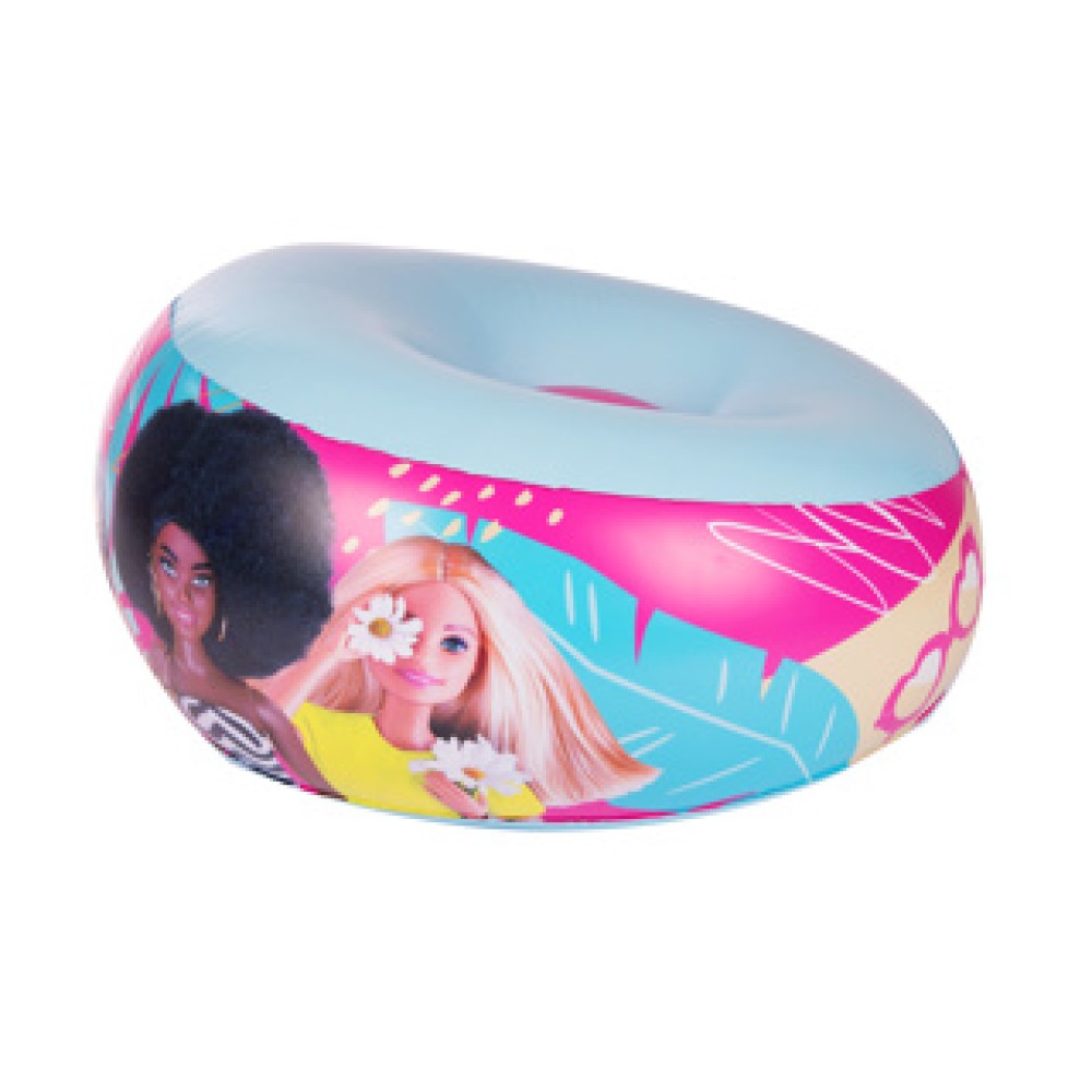 Stoel opblaasbaar barbie - Afbeelding 4