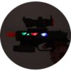 Alfafox Militair pistool met demper en zaklamp en  licht en geluid
