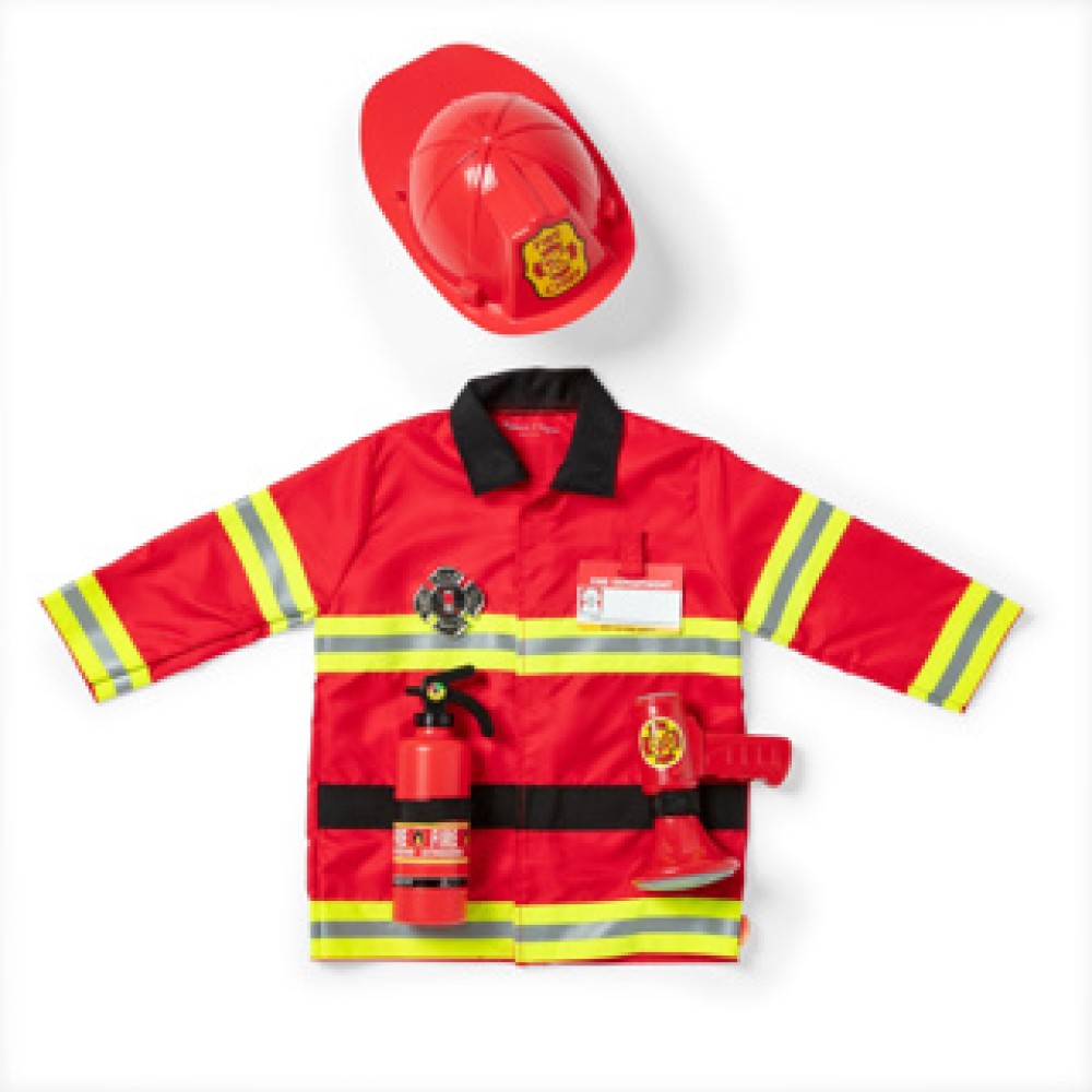 Melissa & Doug Fire Chief Role Play Costume Set - Afbeelding 2