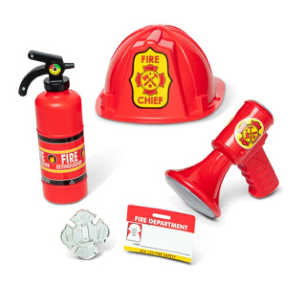 Melissa & Doug Fire Chief Role Play Costume Set - Afbeelding 3