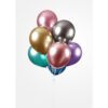 Chrome Ballonnen Assorti 10 Stuks 30 Cm (assortiment – willekeurige uitvoering)