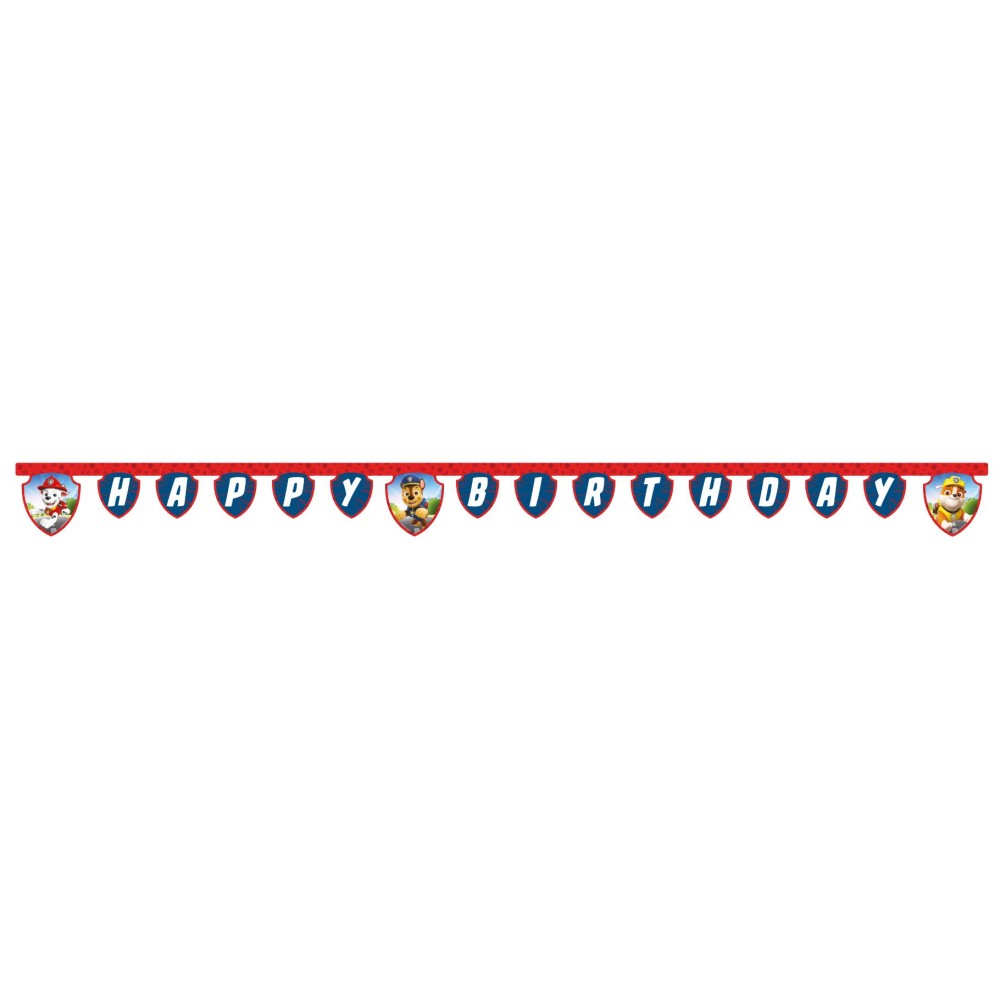 Paw Patrol Birthday Banner