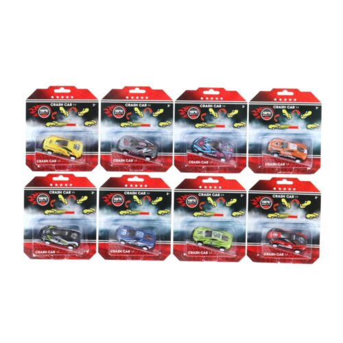 Rapid Wheels crash auto met frictie en 360º spin en salto assorti (assortiment – willekeurige uitvoering)