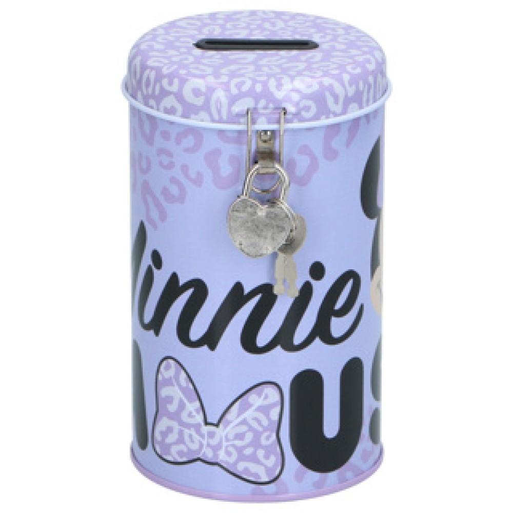 Spaarpot licentie met slot 4 assorti Paw Patrol, Minnie Mouse, Spider-Man - Afbeelding 5