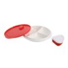 Rotho Magnetronbord diep 1 L MICRO  Papaya Rood met vak