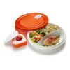 Rotho Magnetronbord diep 1 L MICRO  Papaya Rood met vak