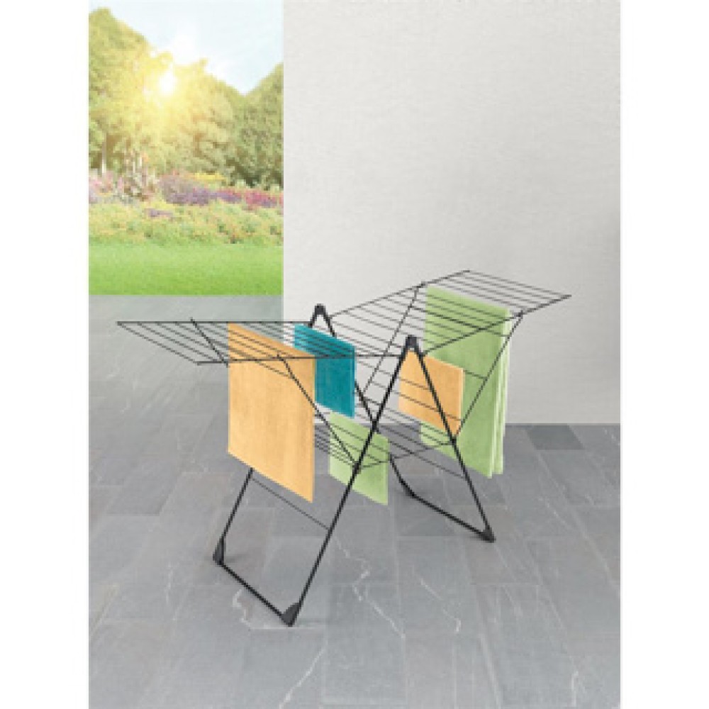 Tomado Vento Droogrek Zwart 110 x 177 x 66 cm - Afbeelding 2