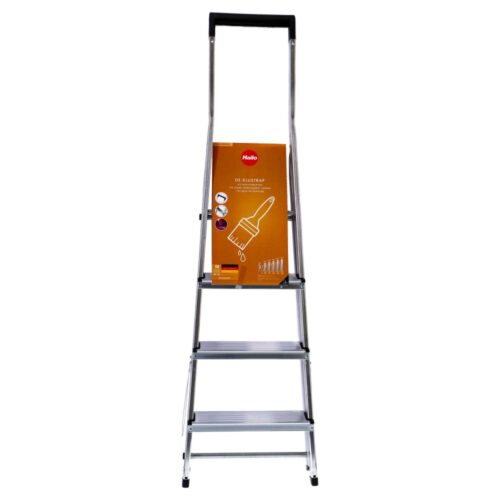 Hailo L40 Huishoudtrap met 4 Treden Aluminium
