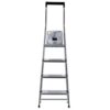 Hailo L40 Huishoudtrap met 4 Treden Aluminium